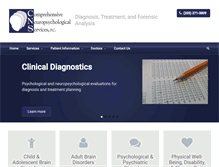Tablet Screenshot of clinicalneuropsych.com